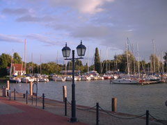 Hafenpromenade in Balatonboglár