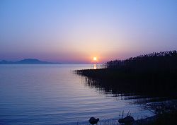 sonnenaufgang am Balaton