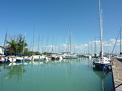 Segelboote am Balaton