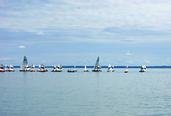 Segelschiffe beie Balatonfüred