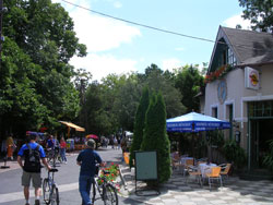 Strandpromenade in Révfülöp