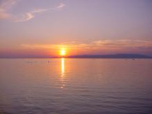 Sonnenuntergang am Strand