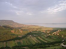 Blick von der Burg nach Badacsony